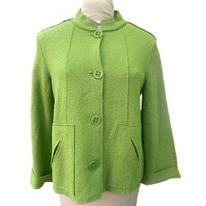 Coldwater Creek Boiled Wool Blend Sz. S Sweater/Shacket/Sweater